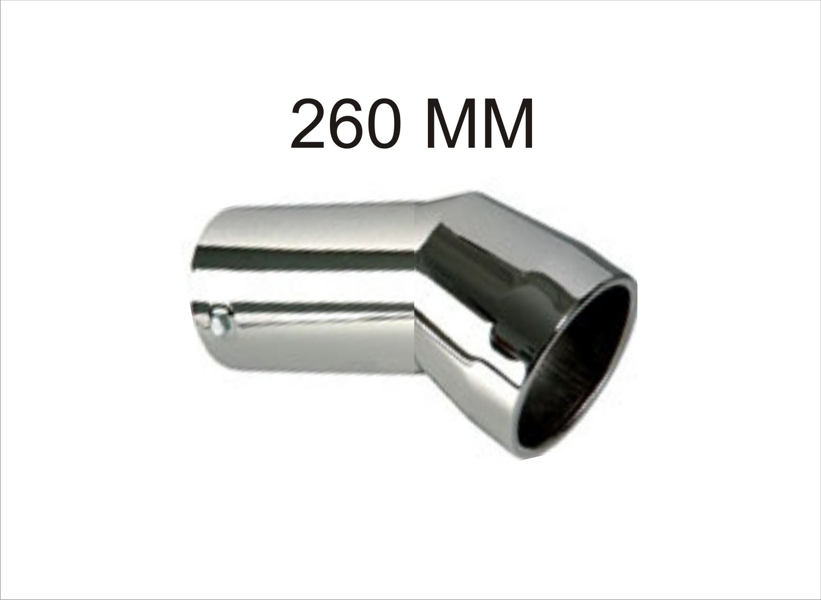 TC001 - PONTEIRA ESCAPAMENTO 4,5 CURVO 260 MM