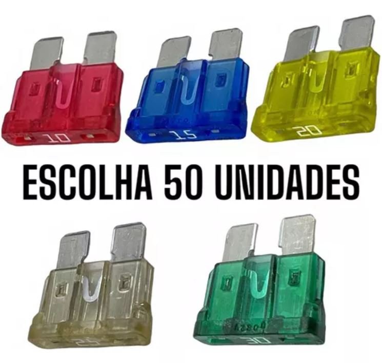 R520.114 - FUSIVEL DE LAMINA 30 AMP. - C/10 PCS VERDE