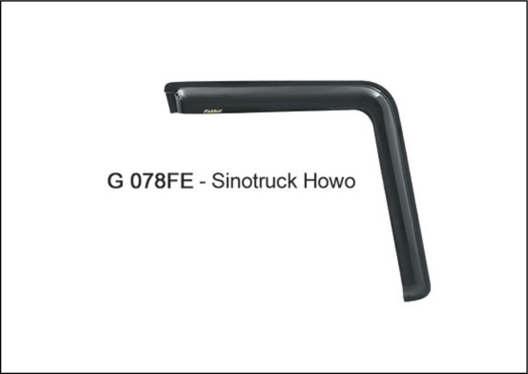 G078FE - CALHA CHUVA L SINOTRUCK HOWO