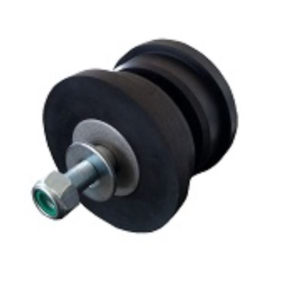 JCR2445 - BATENTE FECHADURA CABINE VW DELIVER C/ PARAFUSO KIT (BORRACHA MACICA)
