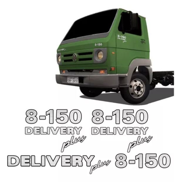 KIT0762 - EMBLEMA RESINADO VW 8-150 DELIVERY PLUS