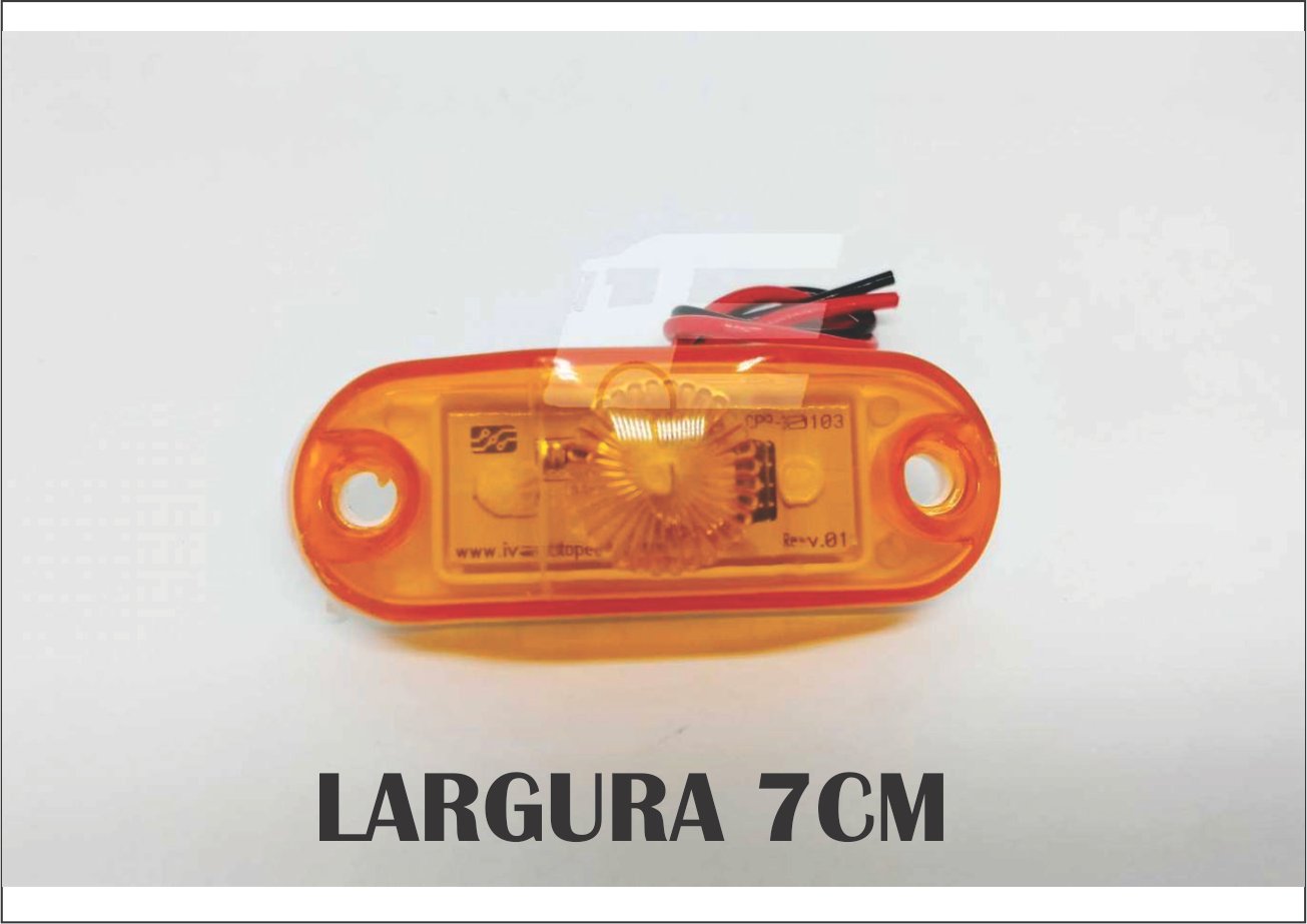 L3015AM - LANTERNA LATERAL MINI CARRETA FACCHINI LED AM