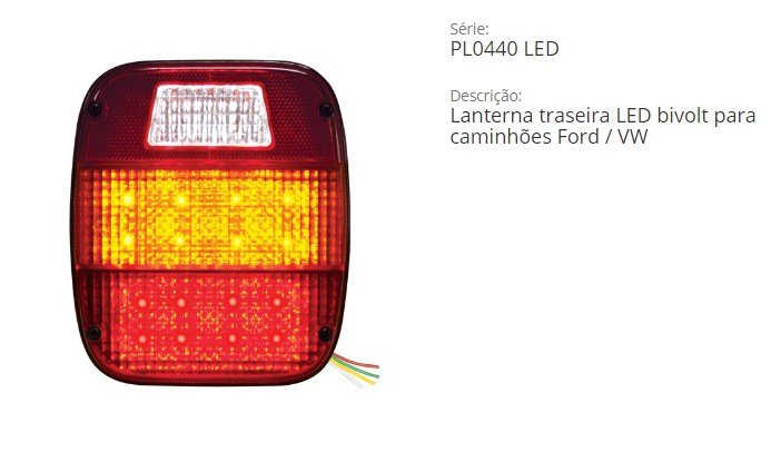 PL04402249 - LANTERNA TRAS MARMITAO LED C/VIGIA ATE 2010 (RAIADA)