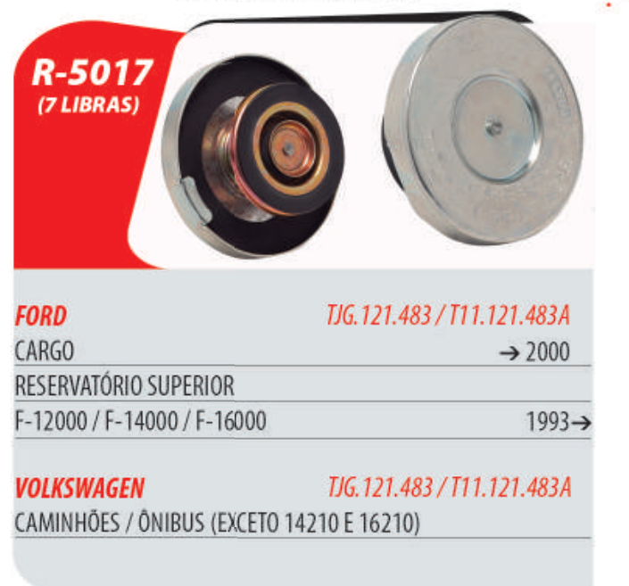 M-42 - TAMPA RADIADOR VW/CARGO/F-4000 ATE 92