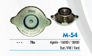 M-54 - TAMPA RADIADOR AGRALE 1600D/1800D
