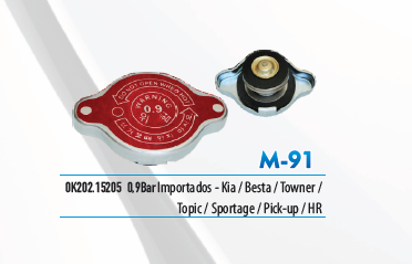M-91 - TAMPA RADIADOR KIA/ HR/ TOWNER