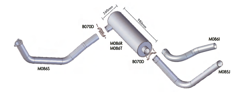 M086S - SAIDA MOTOR 1935/41 APOS 96