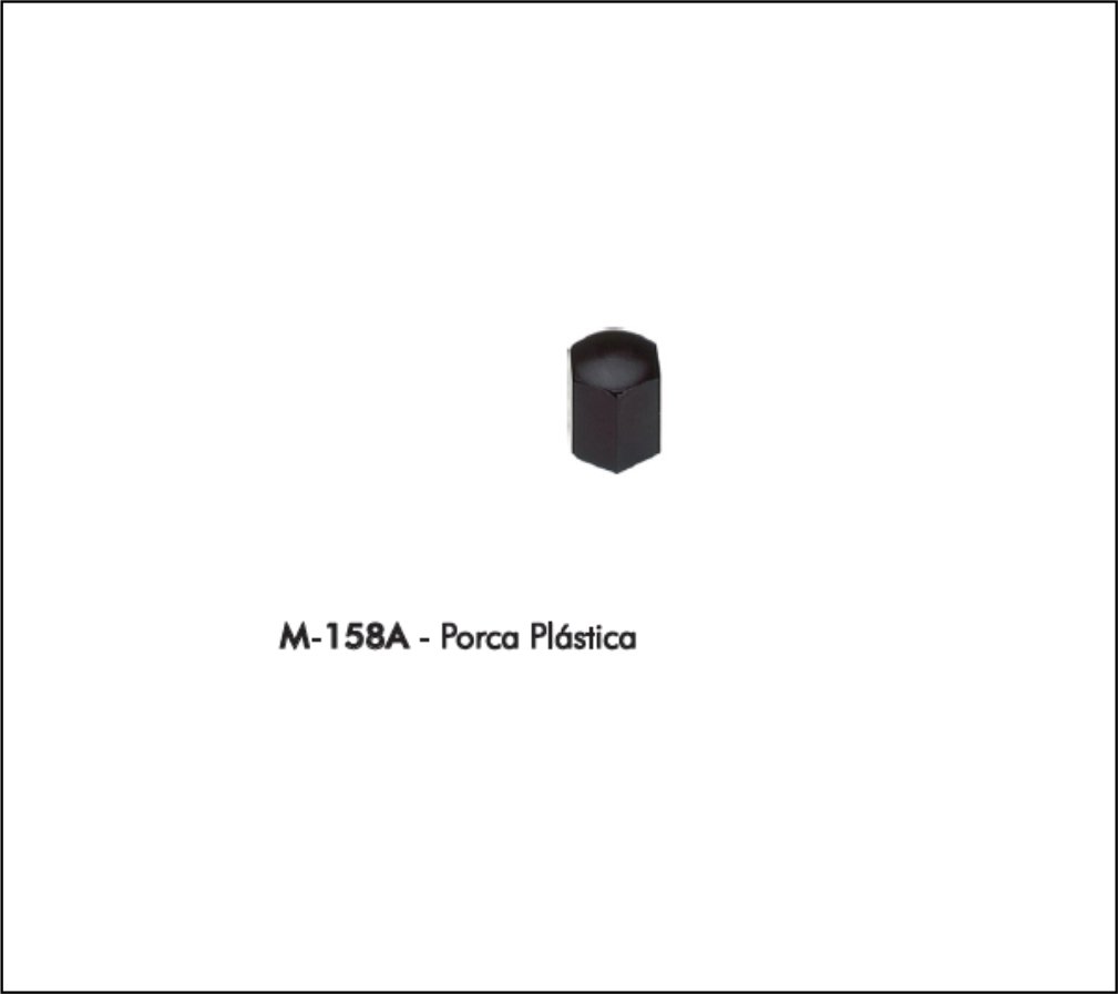 M158A - PORCA FIXAR CALOTA PRETA