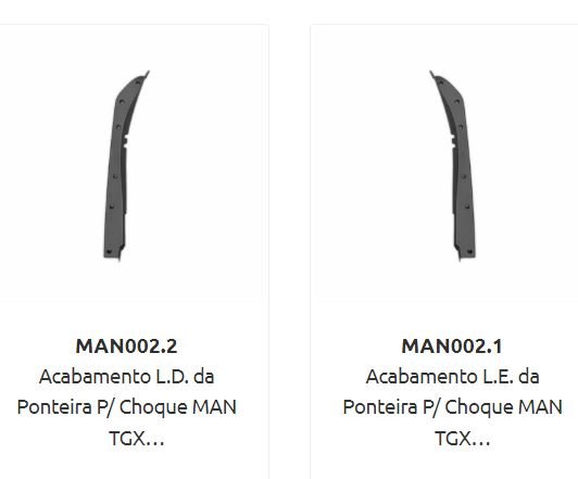 MAN002.2 - PLACA PROTECAO FAROL VW MAN TGX LD ( FIGURA 16 )