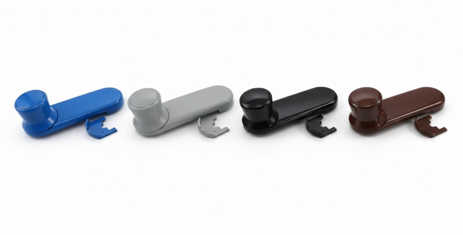 6887607002 - MANIVELA VIDRO HPN PLAST MARROM ORIGINAL
