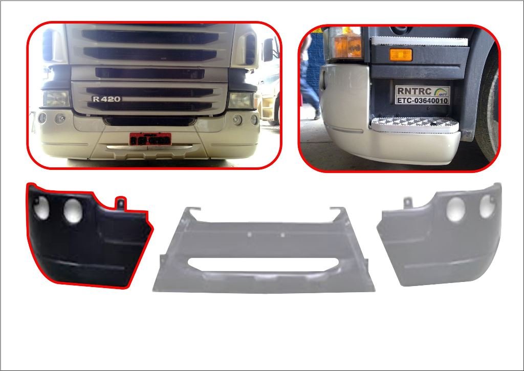 FP16461 - PARACHOQUE SCANIA S6 LD (OFF ROAD) PLASTICO