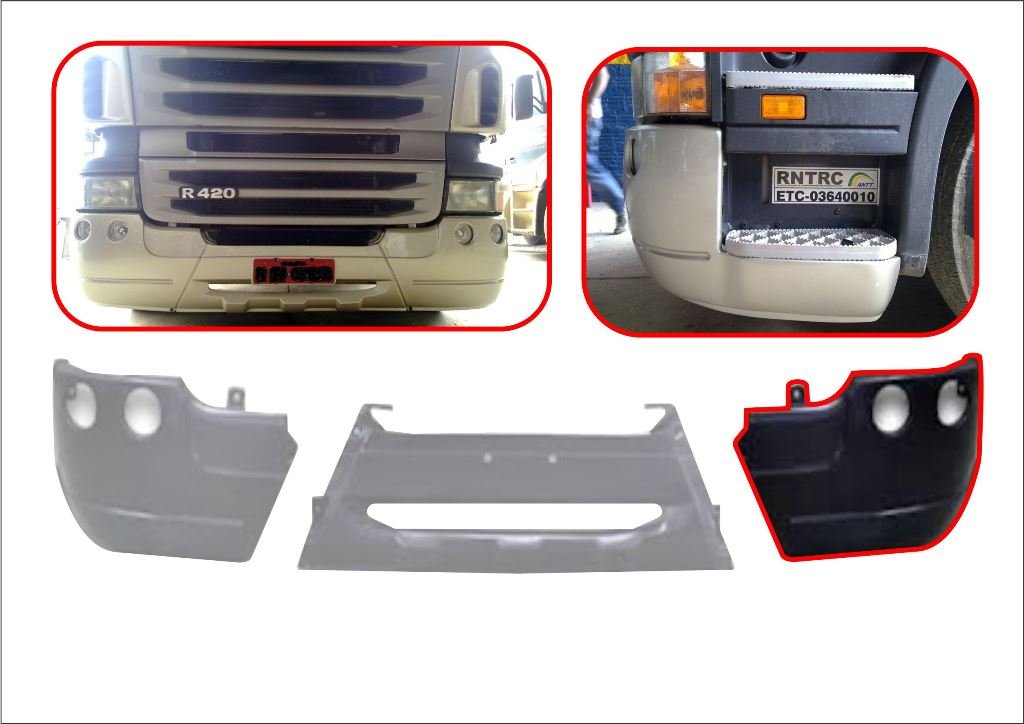 FP16462 - PARACHOQUE SCANIA S6 LE (OFF ROAD) PLASTICO