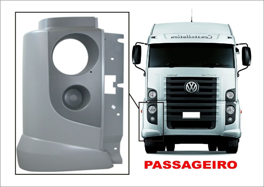 W50052.2 - PARACHOQUE VW CONSTELLATION 19.320 LD ABS
