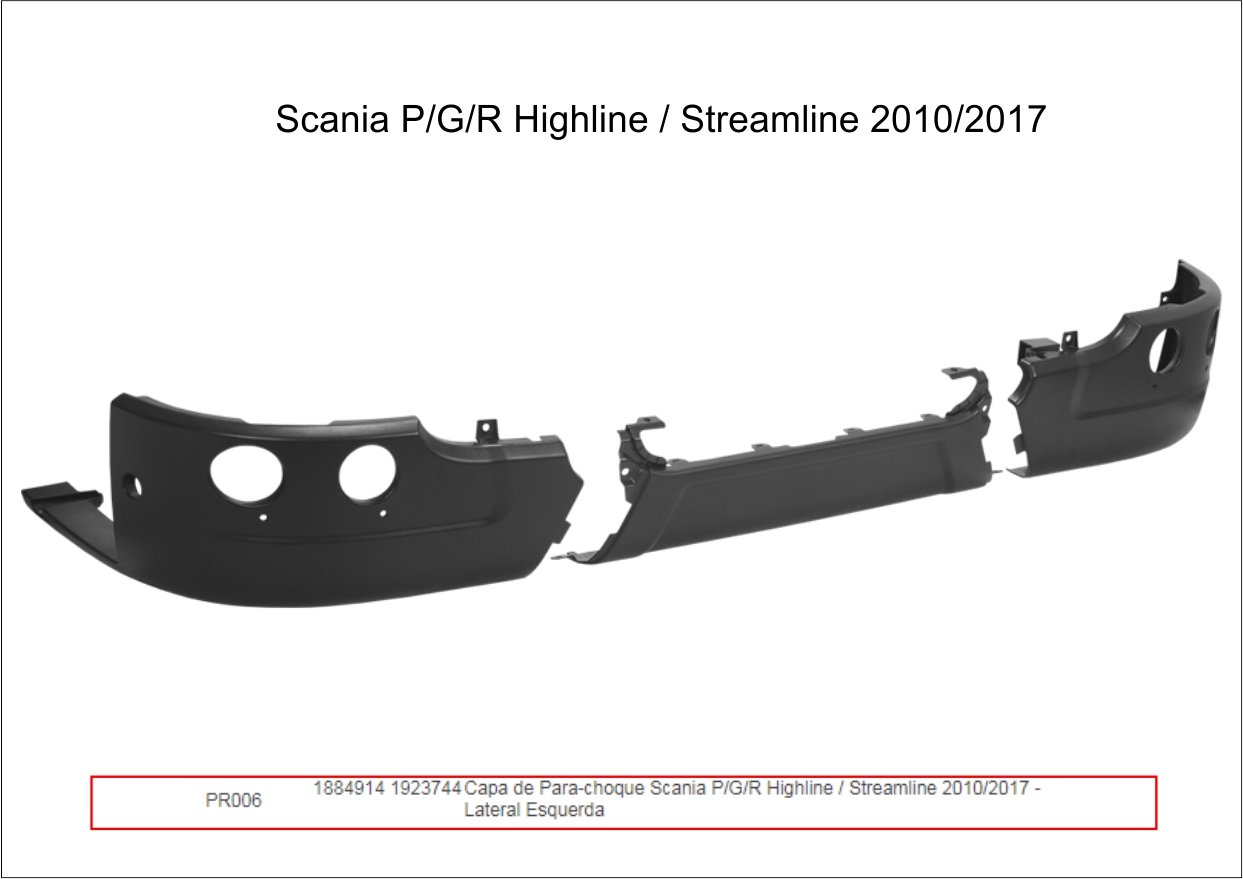 PR006B - PARACHOQUE SCANIA S6 LE P G R