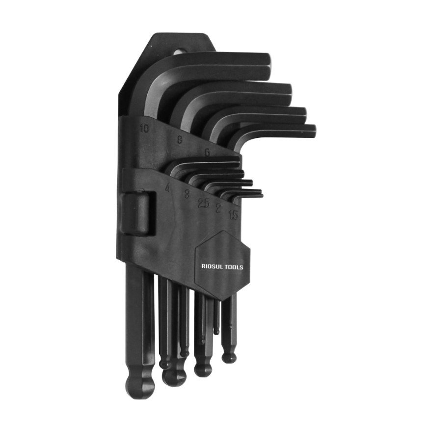 R010061 - CONJ CHAVES "ALLEN" CURTAS 9PCS CRV