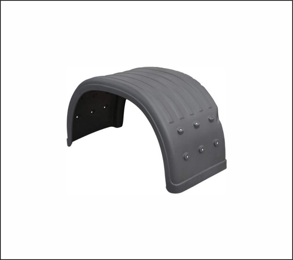 RD006671 - PARALAMA SCANIA S4/S5 TRACAO INTEIRO GRAFITE LISO 6 MM