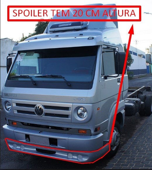 FP4007 - SPOILER VW DELIVERY 2006/2012( 03 PARTES ) FIBRA