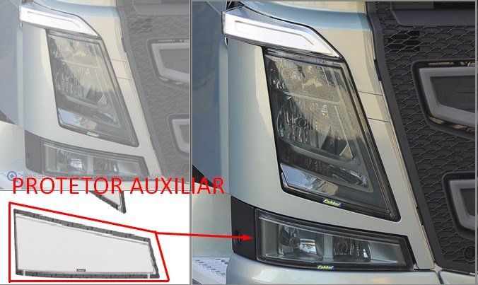 PFA053 - PROT FAROL AUX ACRILICO VOLVO FH4