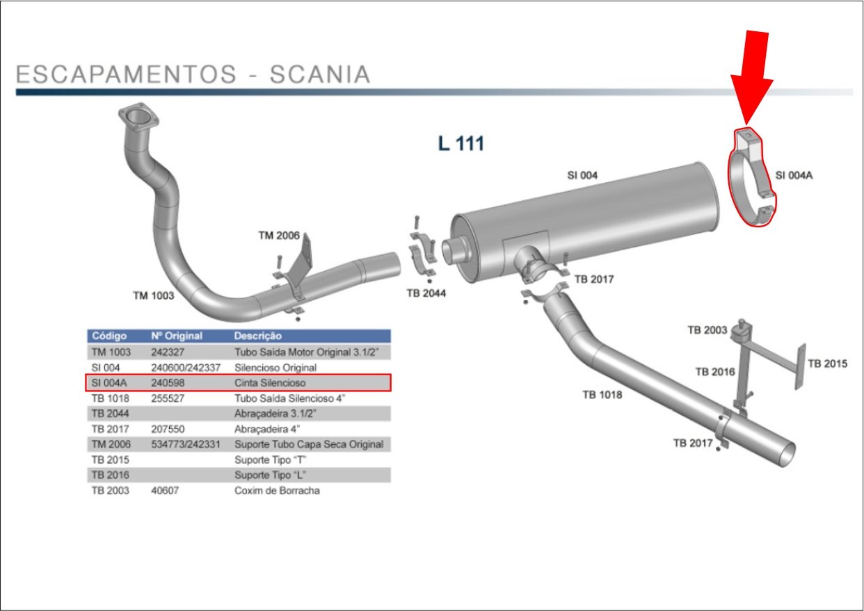 SI004A - SUPORTE CINTA SILENCIOSO L111