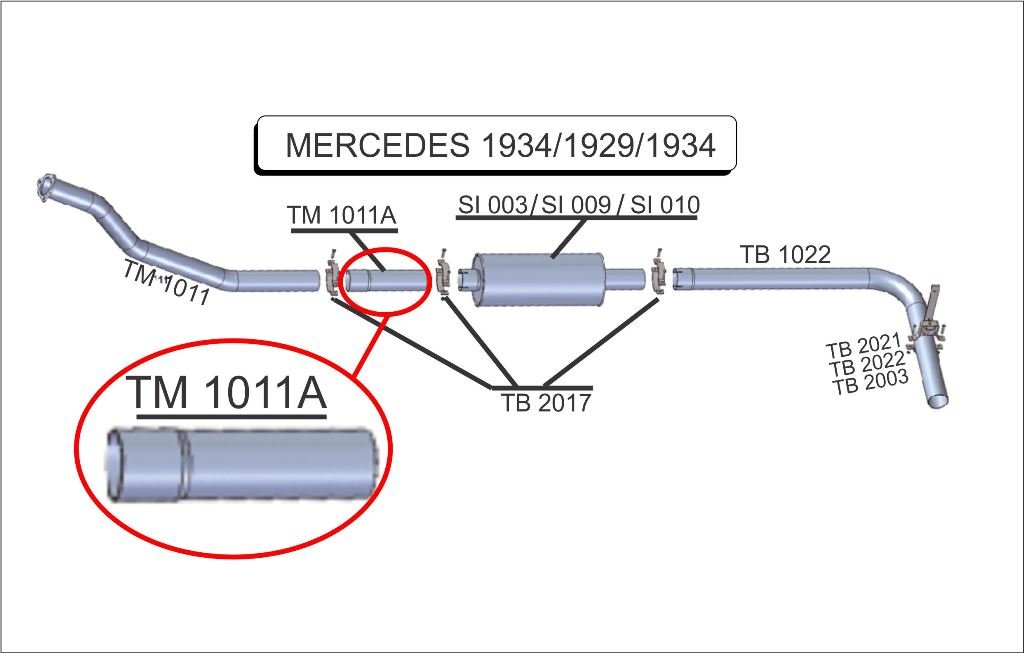3504927201 - TUBO INTERM 1934
