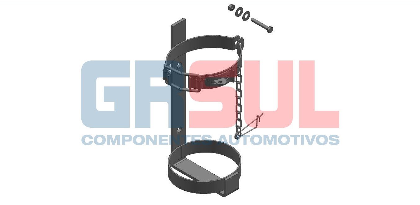SP1088 - SUPORTE EXTINTOR INCENDIO 4/6 KG