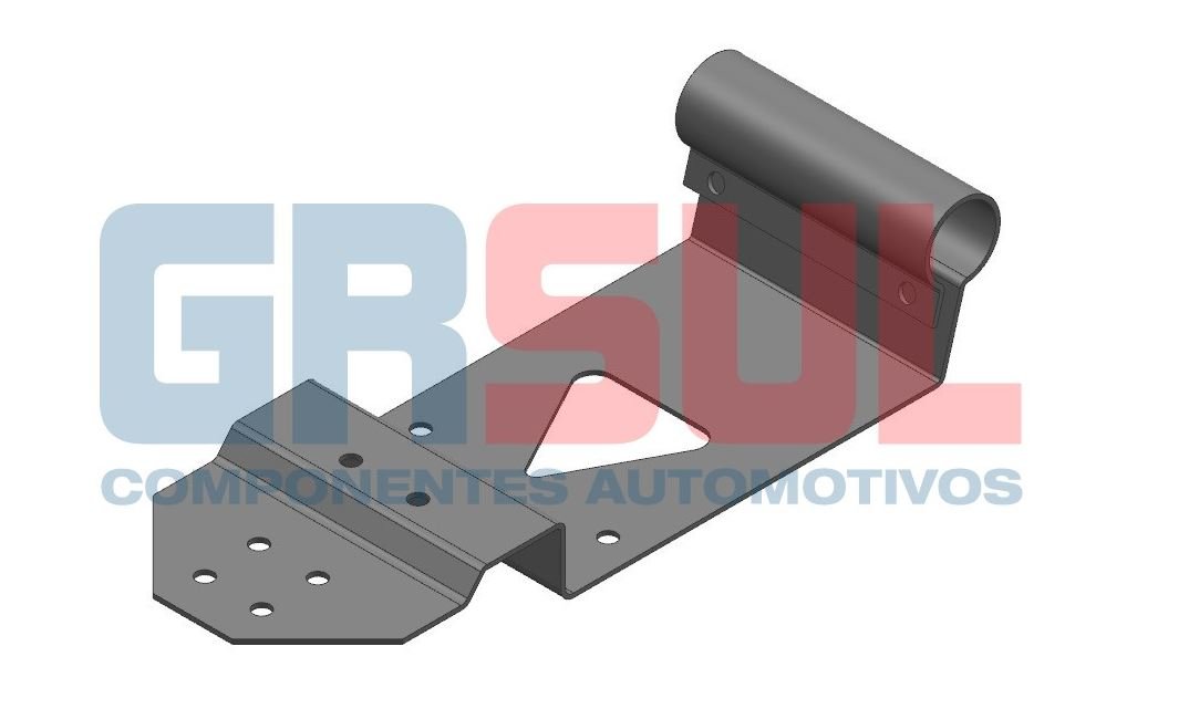 SP1279 - SUPORTE PLACA TRAS VOLVO FH 95 A 2014 (90 GRAUS)