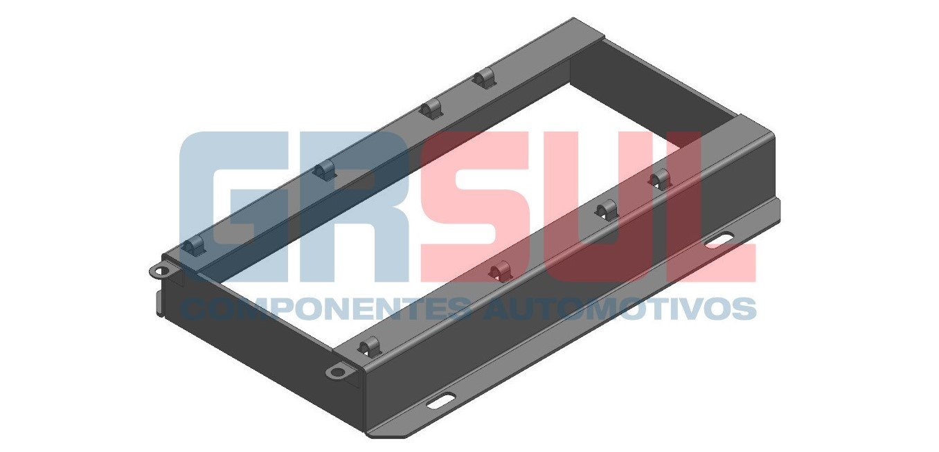 SP1407 - SUPORTE BANCO REBAIXE SCANIA S5 S6 ALTURA DE 70MM
