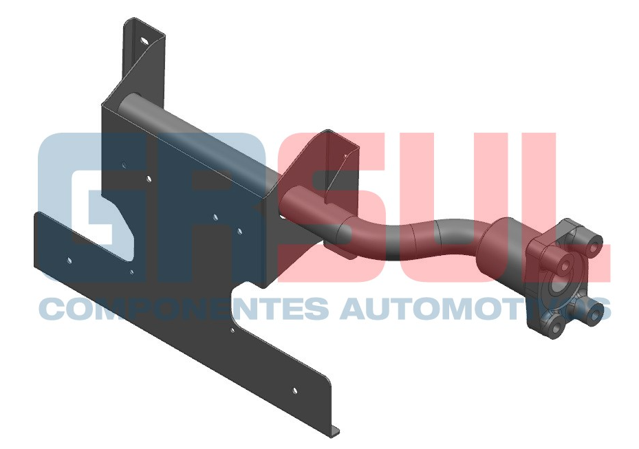 SP1514E - SUPORTE PARALAMA TRAS VW MAN TGX - METEOR LE