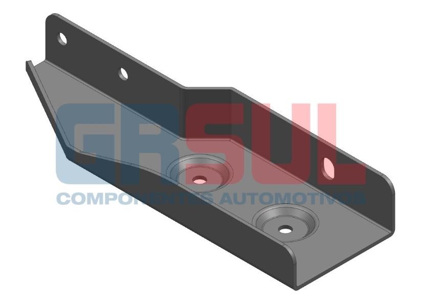 SP3074D - SUPORTE SUP APOIO ESTRIBO INFERIOR MB AXOR E ACTROS 2546 LD