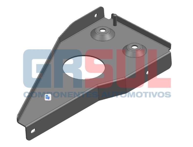 SP3076D - SUPORTE INFERIOR APOIO ESTRIBO INFERIOR MB AXOR E ACTROS LD