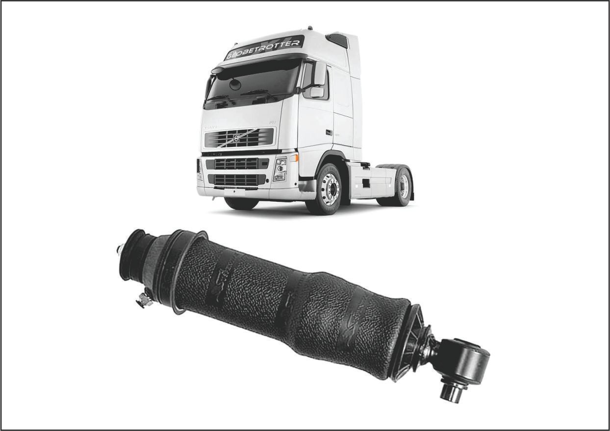 C-32 - AMORT CABINE C/BOLSA VOLVO FH 2004 A 2014 (DIANT)