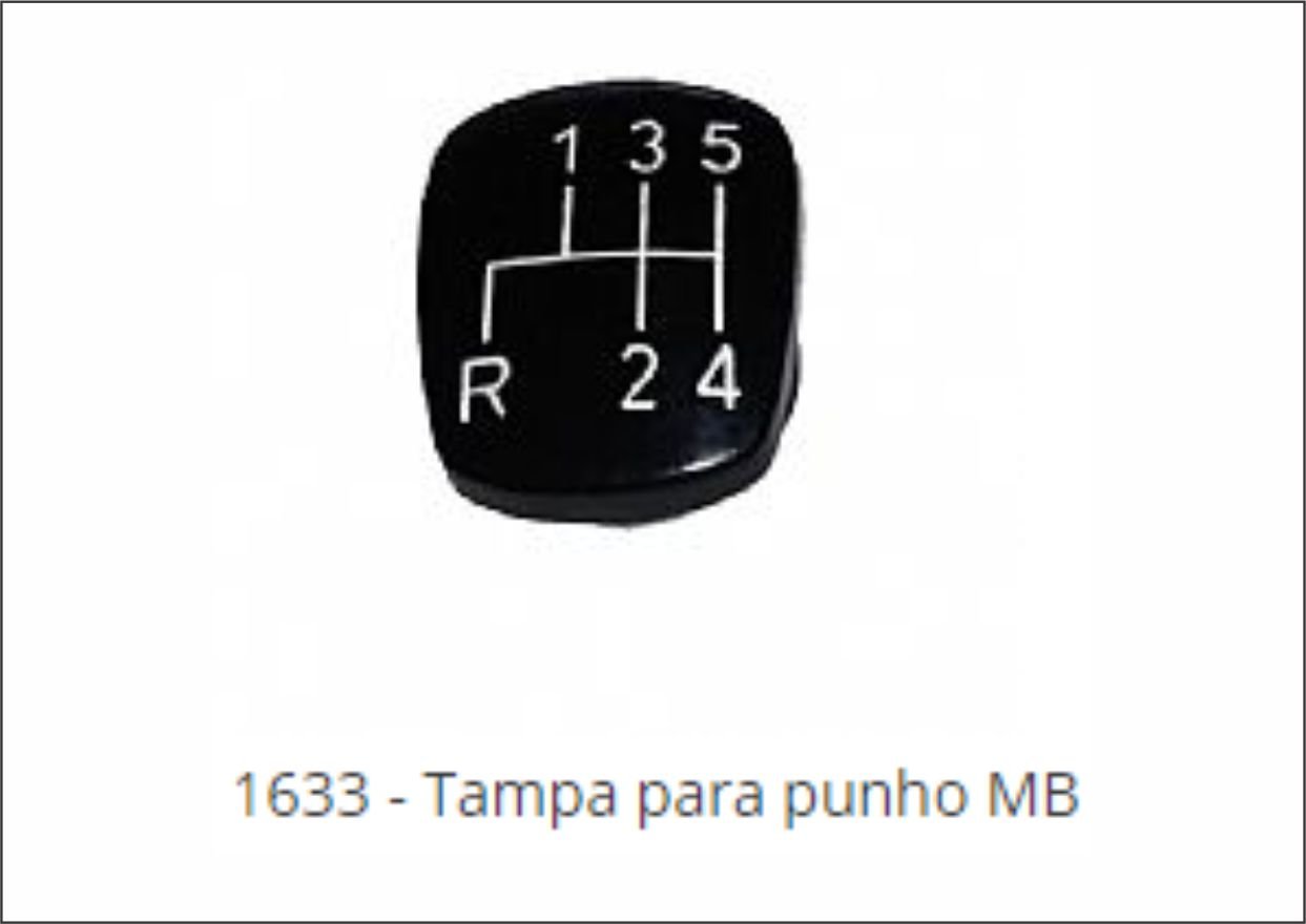 VL1633 - TAMPA MANOPLA 5 MACHA RE TRAS E 1º FRENTE