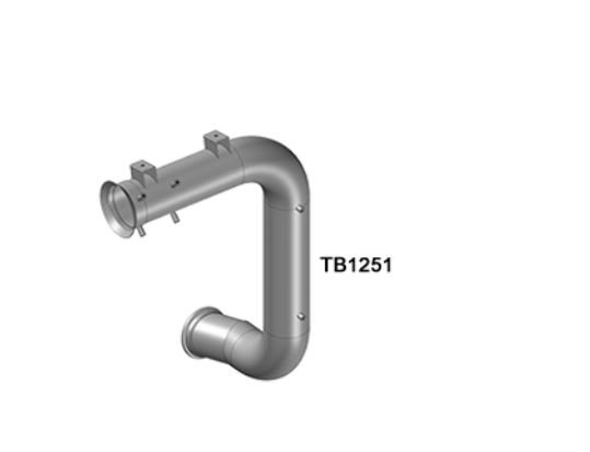 TB1251 - TUBO INTERM VOLVO VM SAIDA DO CATALIZADOR