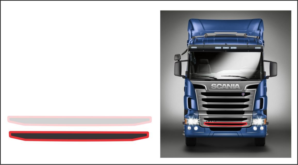 AM6155 - TELA INFERIOR DA GRADE INFERIOR SCANIA S6 (06)