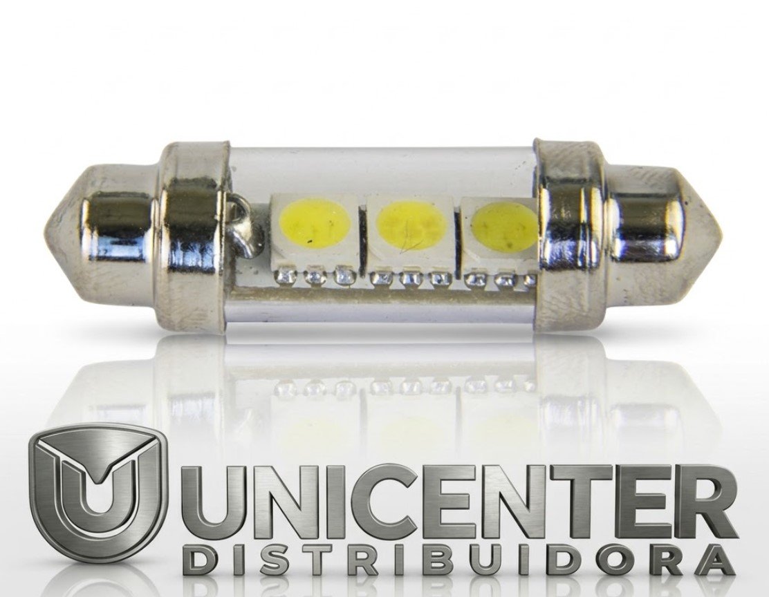 TL6411 SMD - LAMPADA TORPEDO 12VTS LED SMD ULTRA WHITE ( PAR ) (11X39)