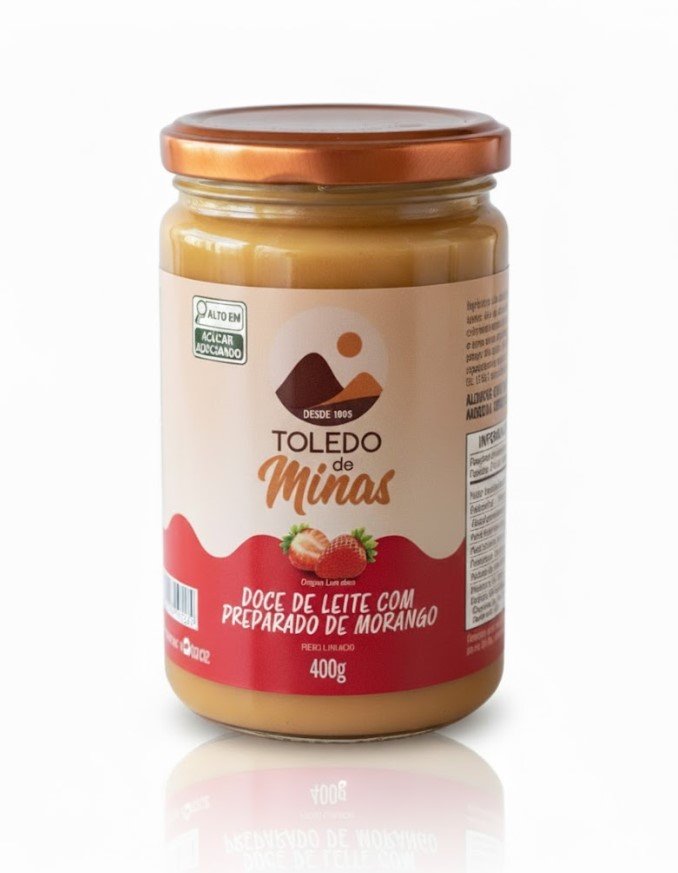 TM0031 - DOCE DE LEITE COM MORANGO 400G