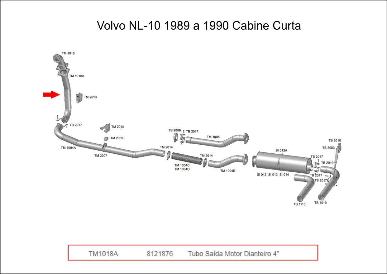 TM1018A - SAIDA MOTOR DIANT 4"