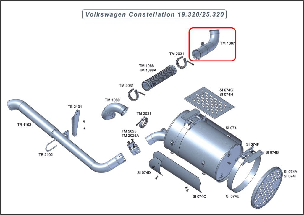 W929C - SAIDA MOTOR VW CONSTELLATION 19.320
