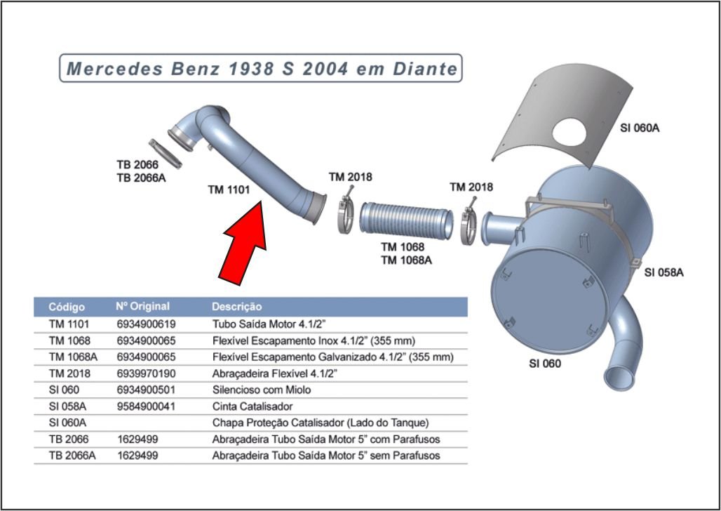 M090O - SAIDA MOTOR 1938S APOS 2004