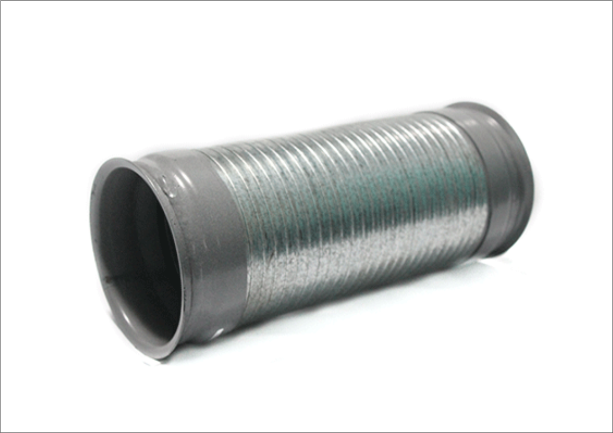 TM1110A - TUBO INTERM FLEXIVEL 4,5" 315 MM GALV C/BOCA SCANIA