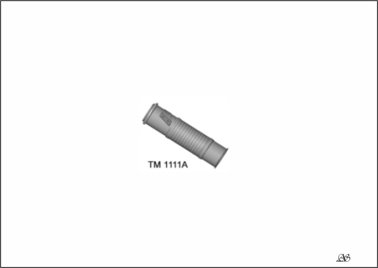 TM1111A - TUBO INTERM FLEXIVEL 4,5" SCANIA GALV C/ BOCA