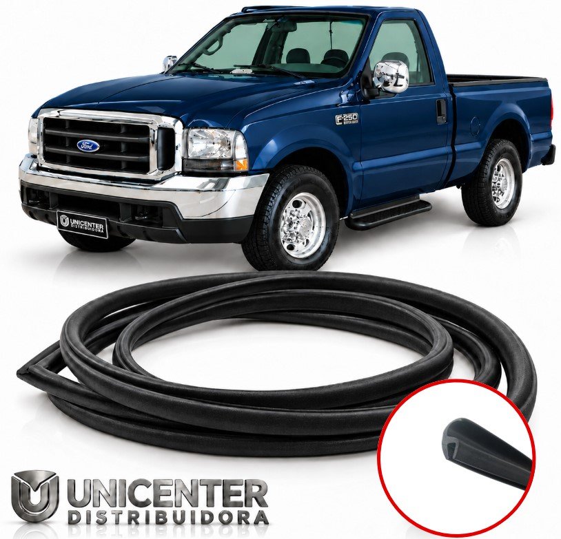 UNIV38345 - BORRACHA PARABRISA F-250/4000 APOS 99