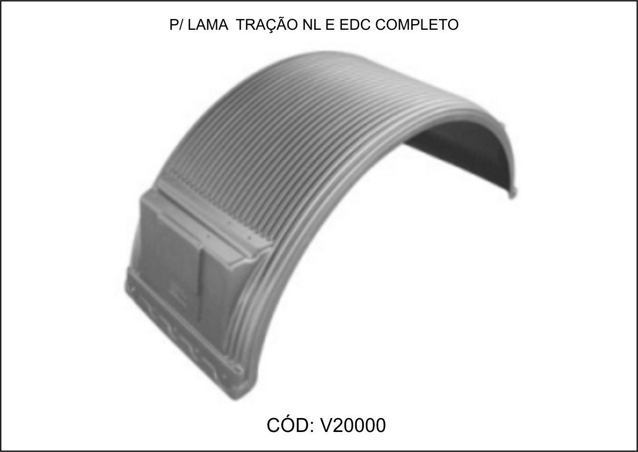 V20000 - PARALAMA VOLVO NL EDC INTEIRO