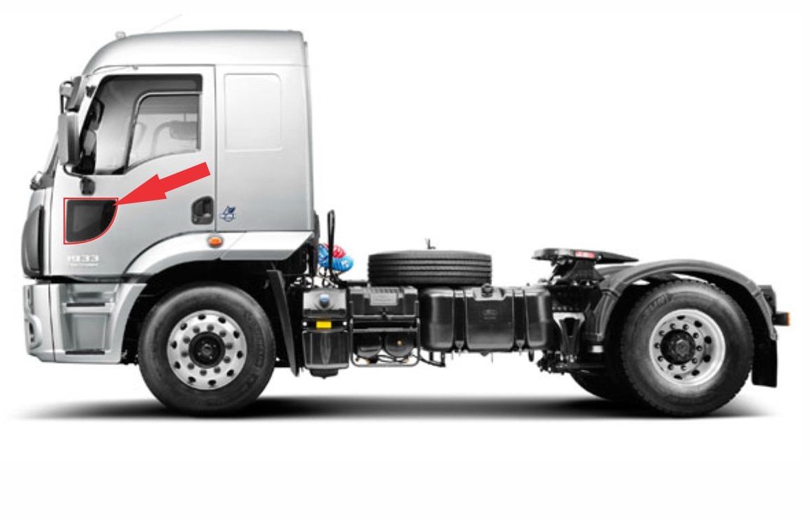 FCA1122 - VIDRO PORTA CARGO GII FIXO INFERIOR LE
