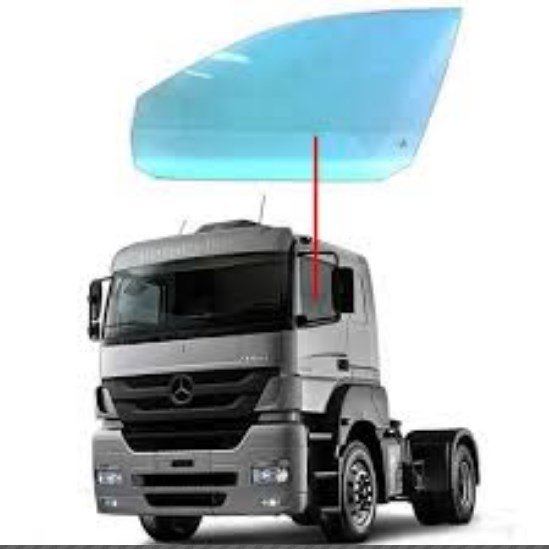 MB9925LE - VIDRO PORTA MB 1938S/MB AXOR/MB ATEGO LE INCOLOR