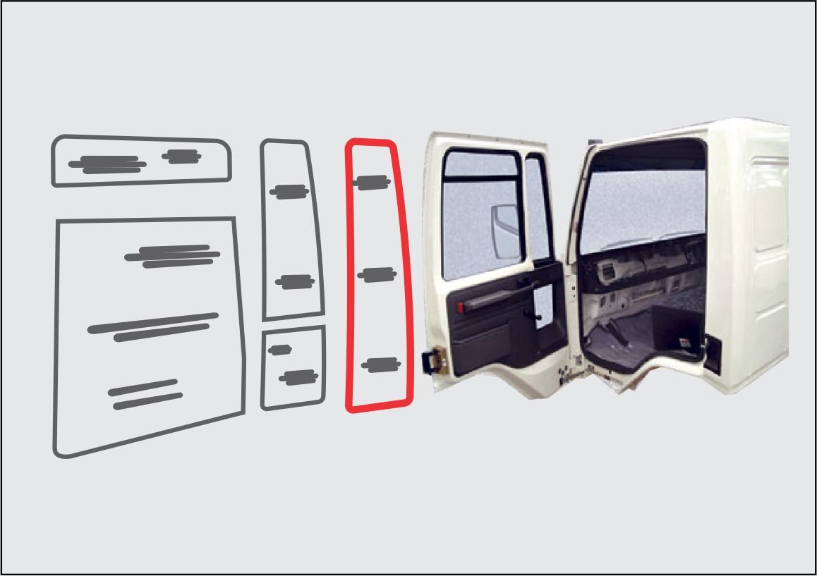 FCA9031-LE - VIDRO PORTA QUEBRA VENTO FIXO LONGO CARGO LE