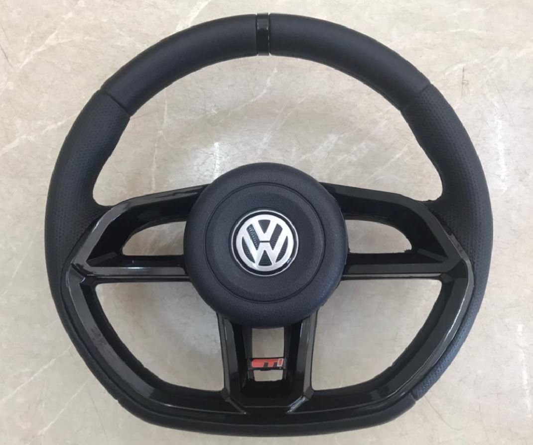 GTI120012 - VOLANTE ESPORTIVO GTI PRETO PIANO S/CUBO