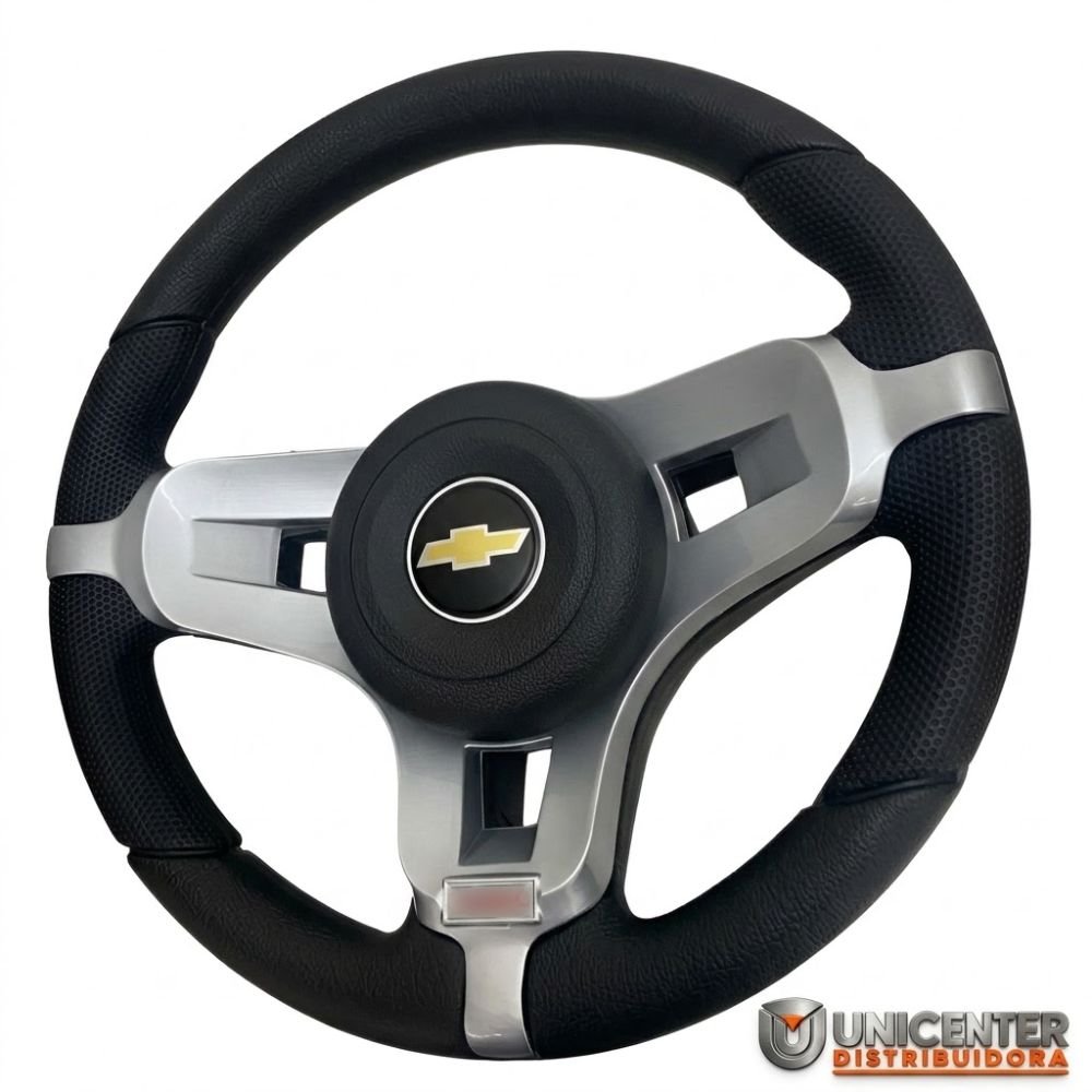 VVUC00317 - VOLANTE ESPORTIVO JETTA PRATA S/CUBO 370MM