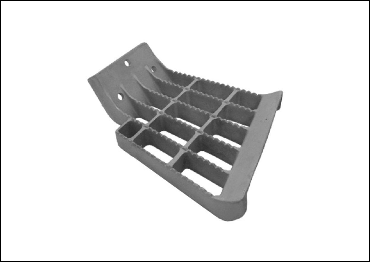 VW001 - ESTRIBO ALUMINIO VW PESADO INFERIOR APOS 95 LE