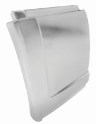 W50032 - PARALAMA CABINE TRAS VW WORKER 2000 13180 LE (PLASTICO)